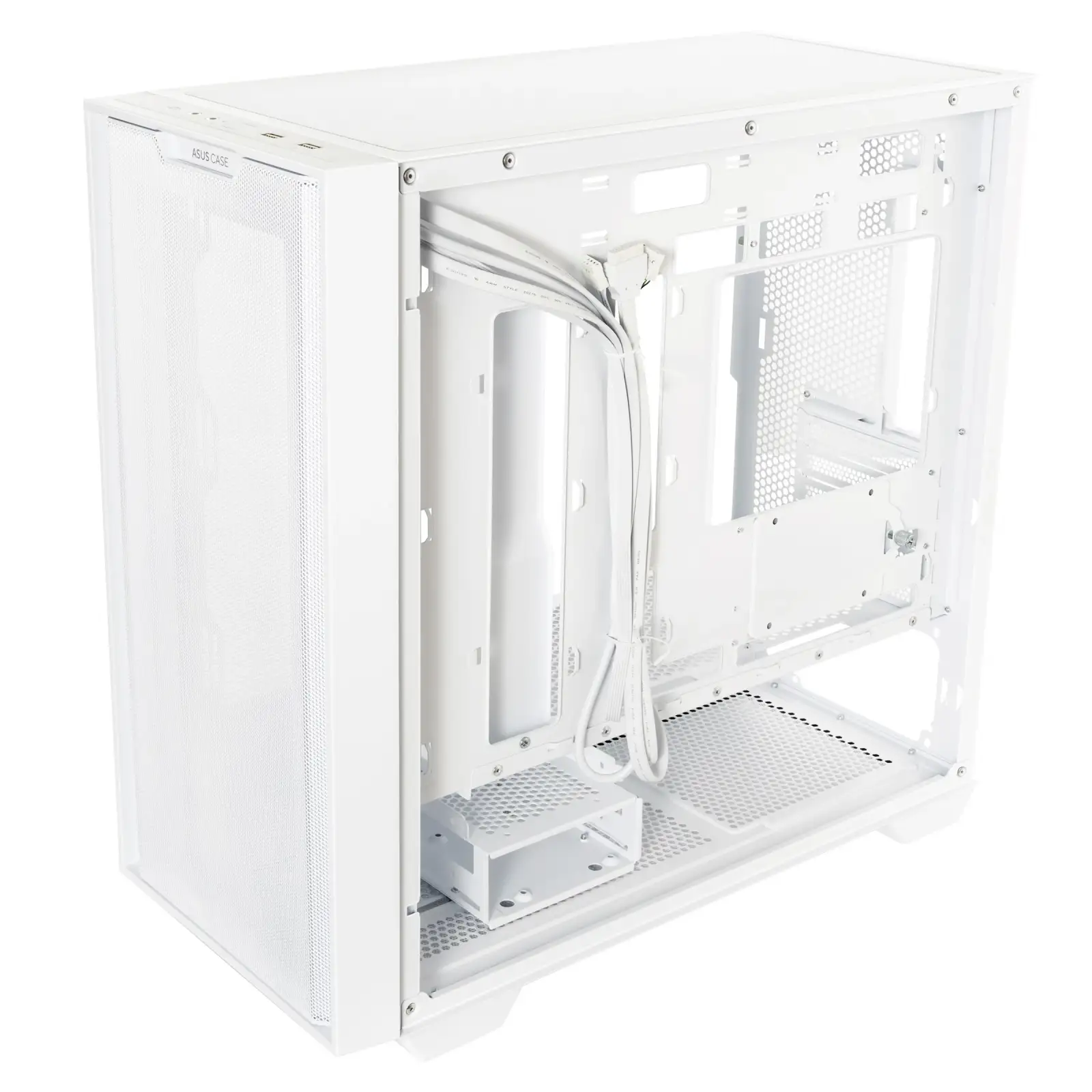 Корпус Asus A21 White Tempered Glass без БЖ (90DC00H3-B09000) UA