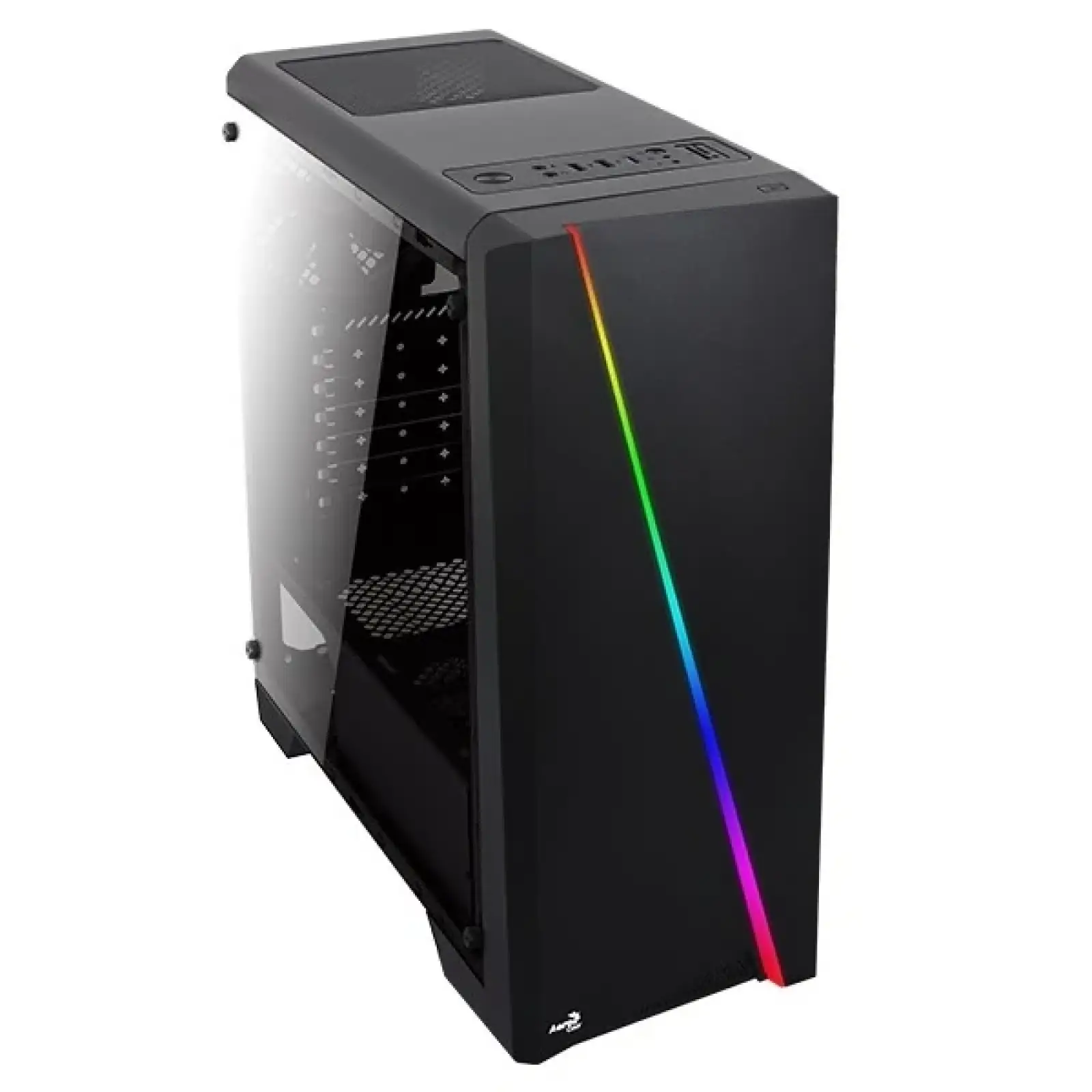 Корпус AeroCool Cylon BG (Tempered Glass) (ACCM-PV10013.11) Black без БЖ UA