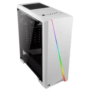 Корпус AeroCool Cylon WG Tempered Glass (ACCM-PV10013.21) White без БЖ UA