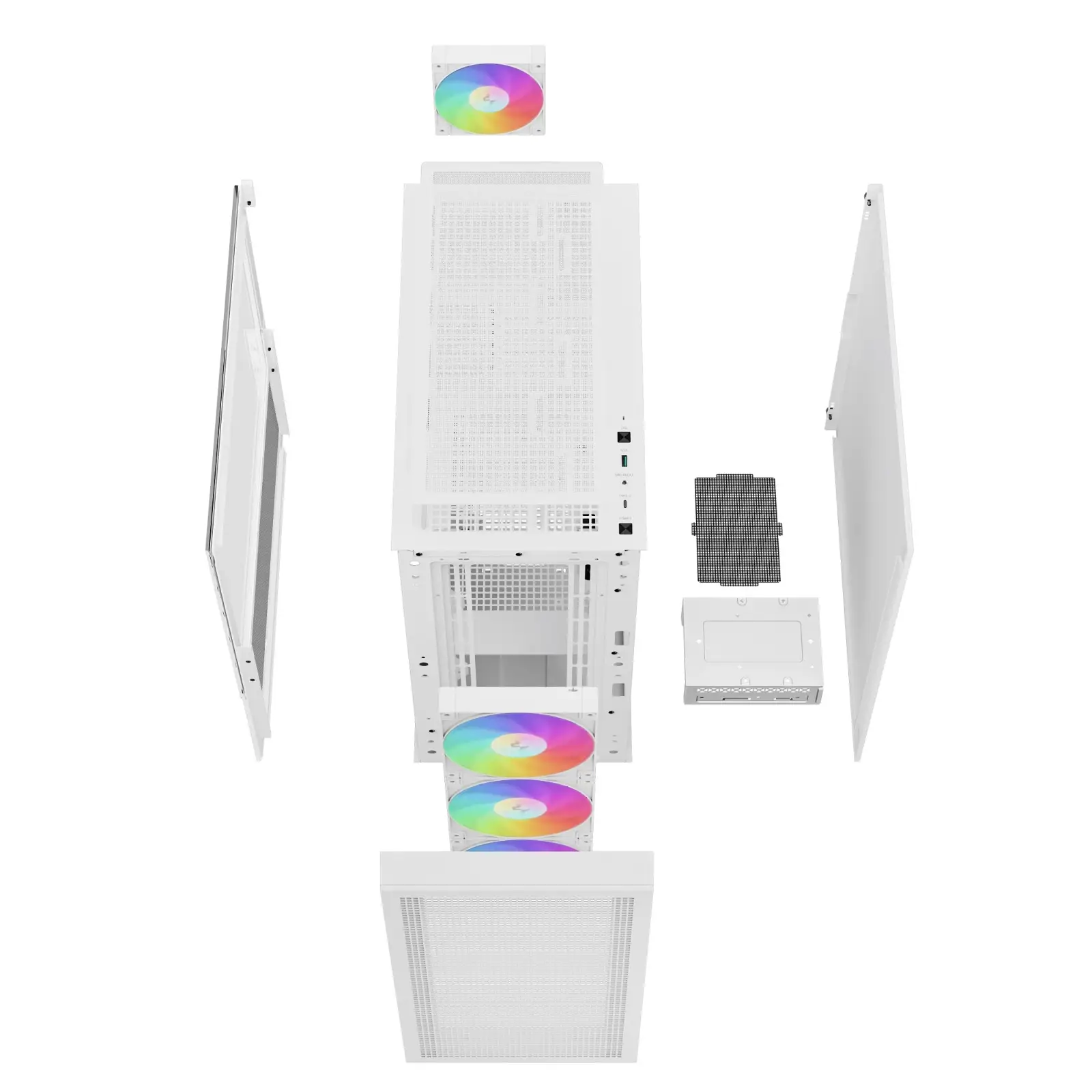 Корпус DeepCool CH560 White (R-CH560-WHAPE4-G-1) без БП UA