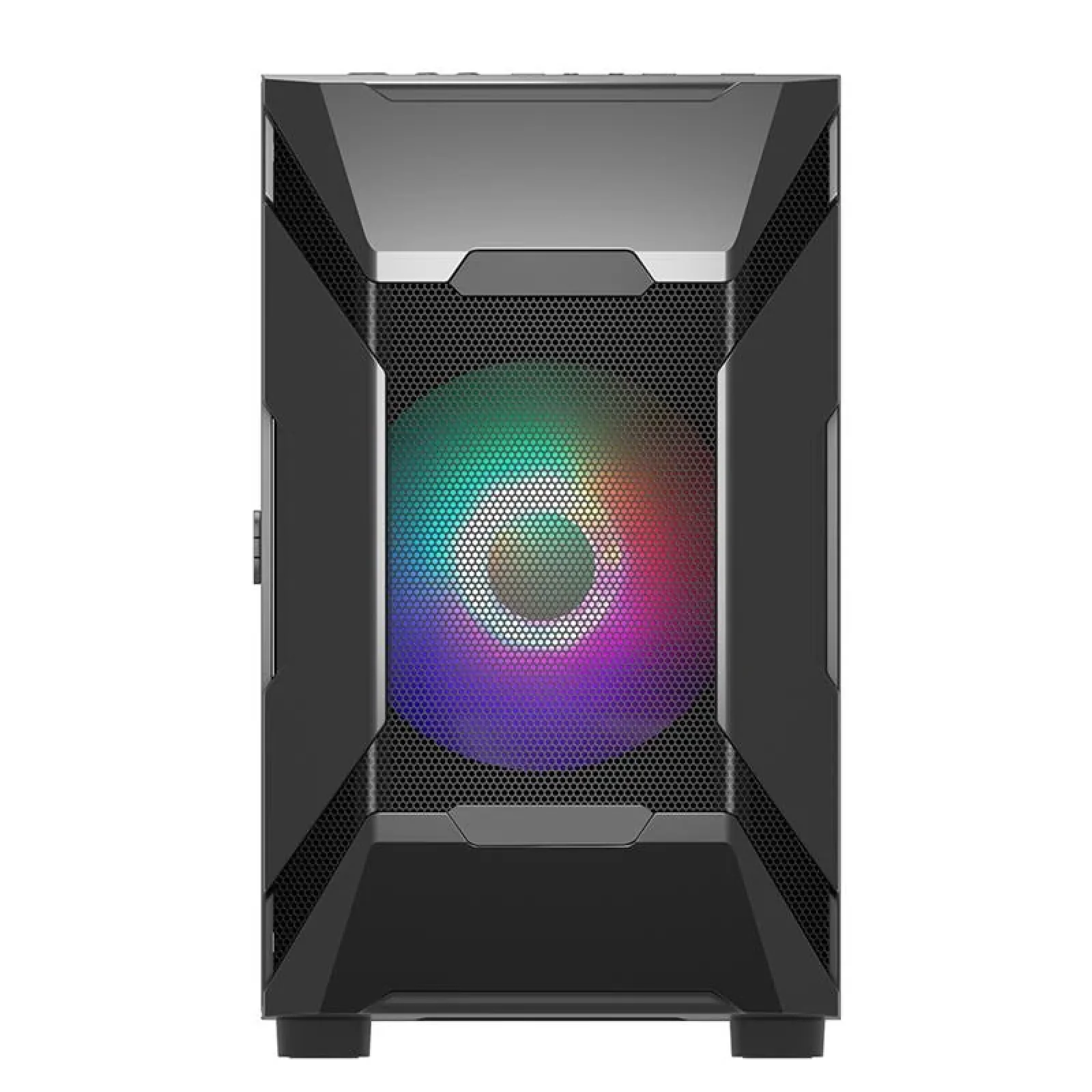 Корпус 1stPlayer D3-A-F2P-F2-BK Black без БЖ UA