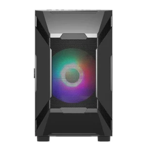 Корпус 1stPlayer D3-A-F2P-F2-BK Black без БЖ UA