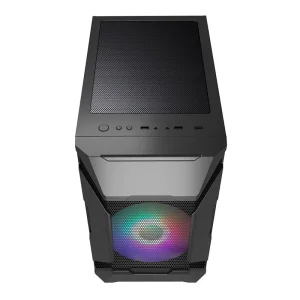 Корпус 1stPlayer D3-A-F2P-F2-BK Black без БЖ UA