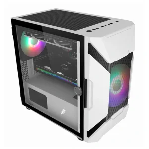 Корпус 1stPlayer D3-A-F2P-W-F2-W-WH White без БЖ UA