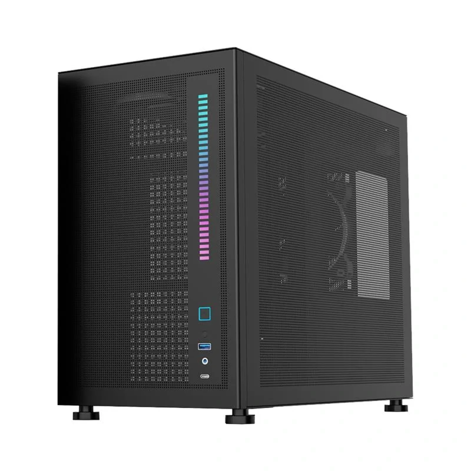 Корпус 1stPlayer Mi6-1F2-BK Black без БЖ UA