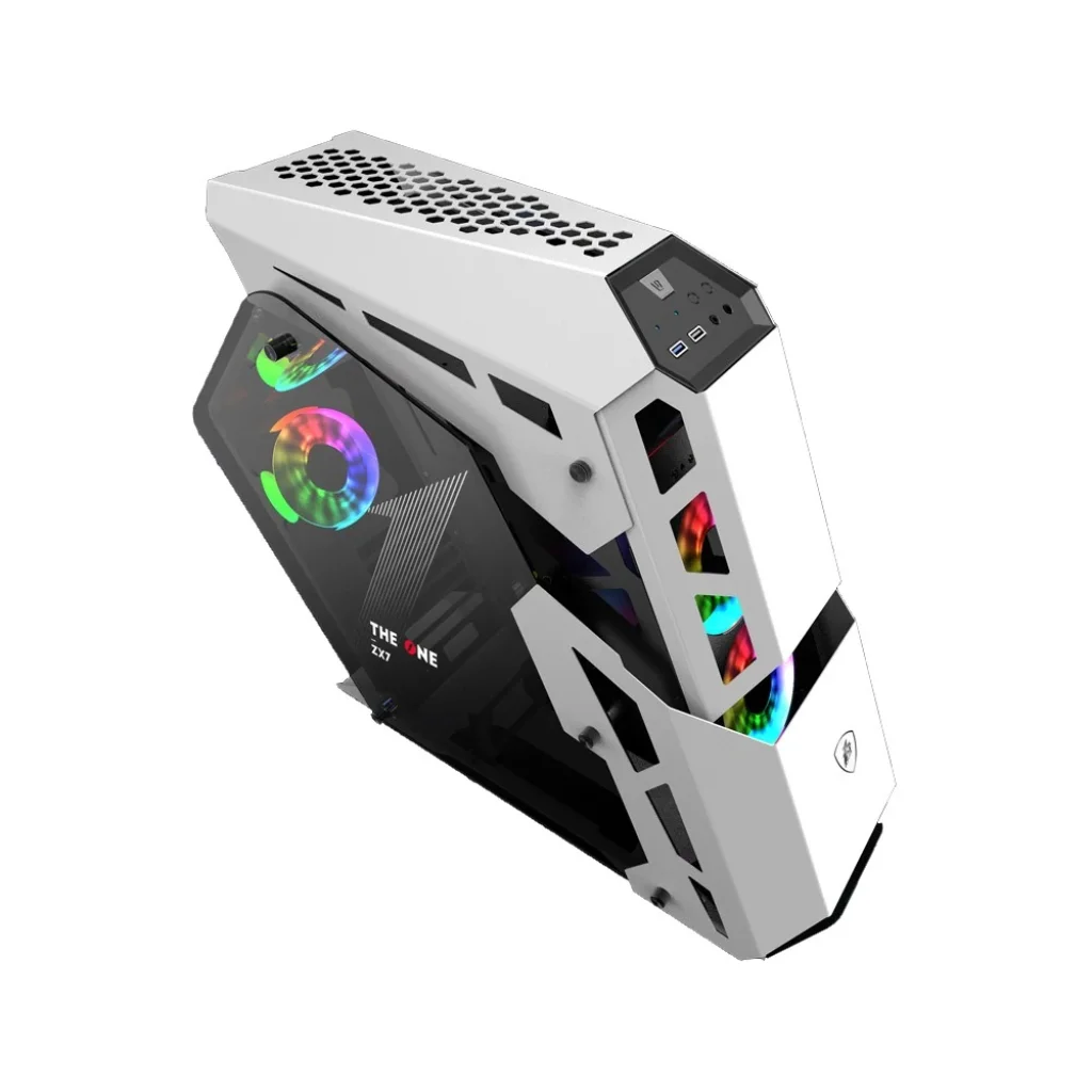 Корпус 1stPlayer ZX7-4F2-W-WH White без БП UA