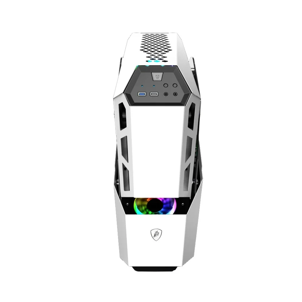 Корпус 1stPlayer ZX7-4F2-W-WH White без БП UA