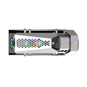 Корпус 1stPlayer ZX7-4F2-W-WH White без БП UA