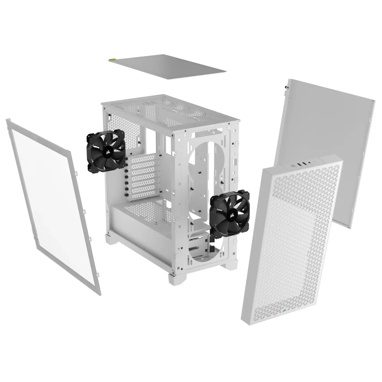 Корпус Corsair 3000D Tempered Glass White (CC-9011252-WW) без БП UA