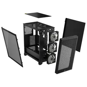 Корпус Corsair 3000D RGB Tempered Glass Black (CC-9011255-WW) без БЖ UA