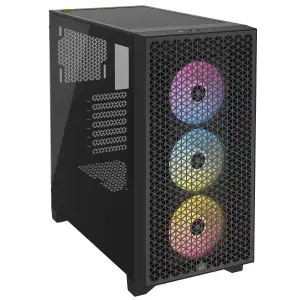 Корпус Corsair 3000D RGB Tempered Glass Black (CC-9011255-WW) без БЖ UA