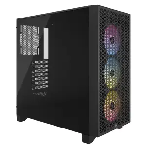 Корпус Corsair 3000D RGB Tempered Glass Black (CC-9011255-WW) без БЖ UA