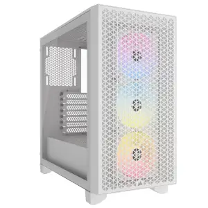Корпус Corsair 3000D RGB Tempered Glass White (CC-9011256-WW) без БП UA