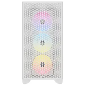 Корпус Corsair 3000D RGB Tempered Glass White (CC-9011256-WW) без БП UA