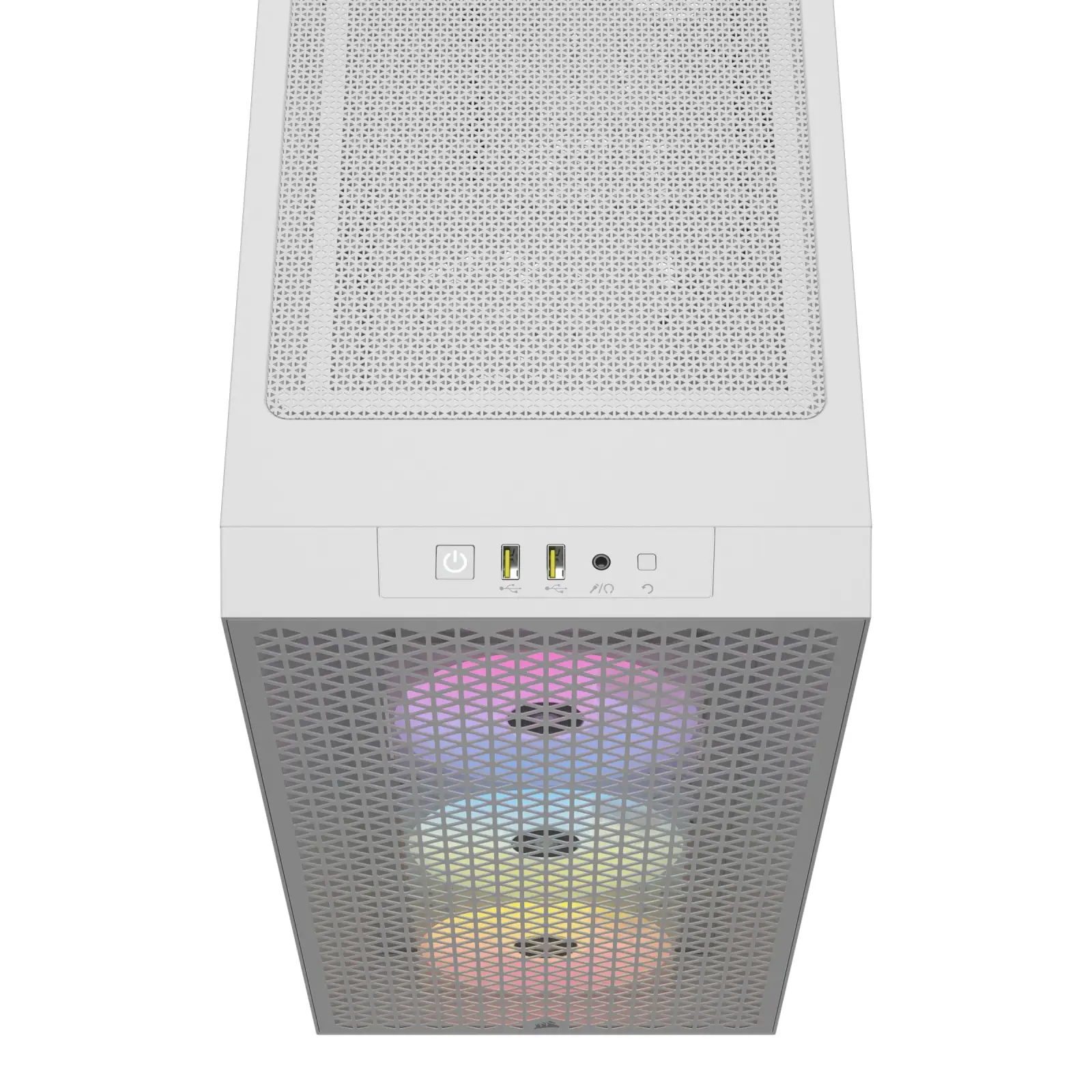Корпус Corsair 3000D RGB Tempered Glass White (CC-9011256-WW) без БП UA