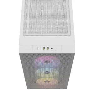 Корпус Corsair 3000D RGB Tempered Glass White (CC-9011256-WW) без БП UA