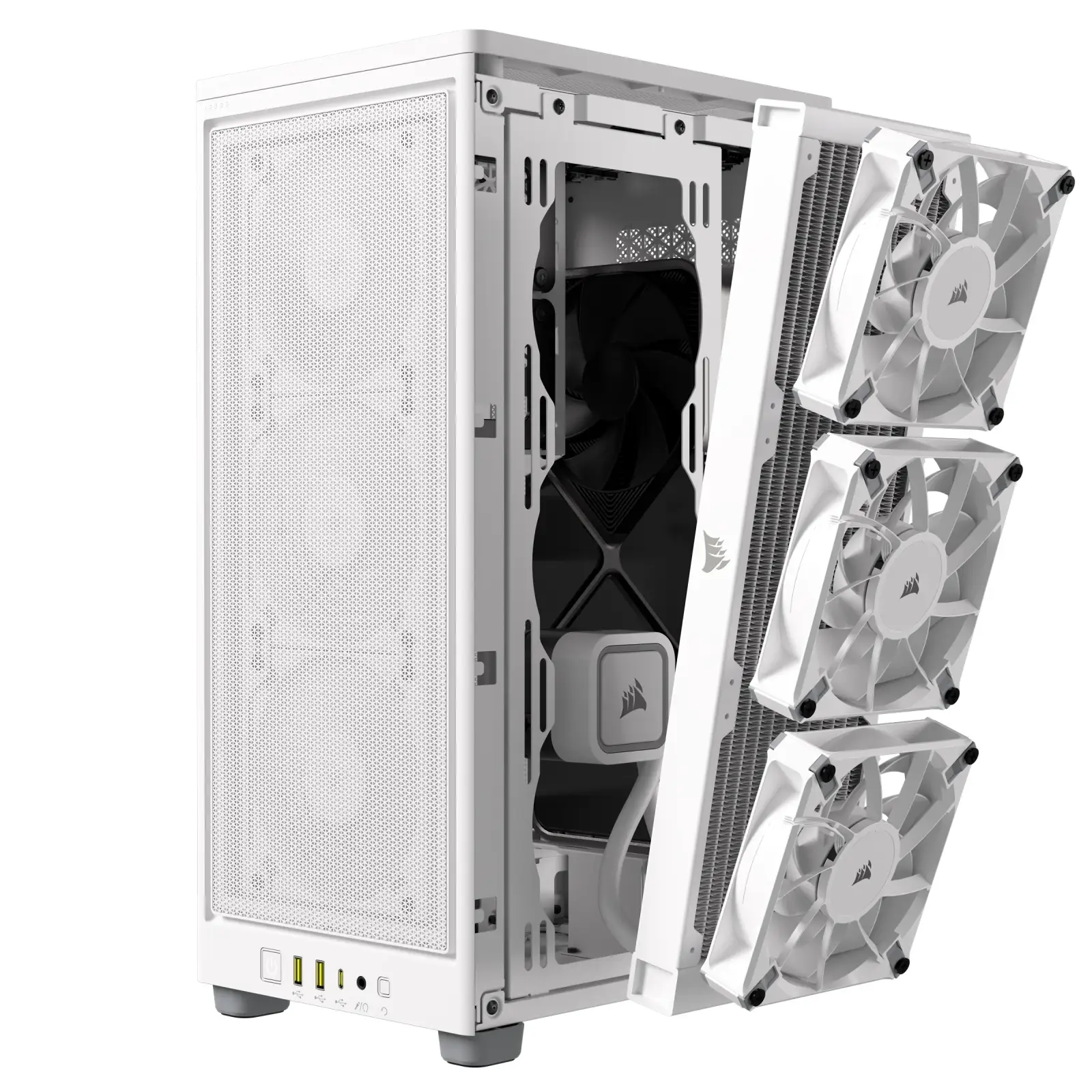 Корпус Corsair 2000D Airflow White (CC-9011245-WW) без БП UA