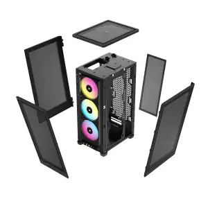 Корпус Corsair 2000D RGB Airflow Black (CC-9011246-WW) без БП UA