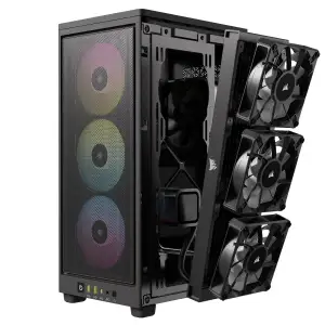 Корпус Corsair 2000D RGB Airflow Black (CC-9011246-WW) без БП UA