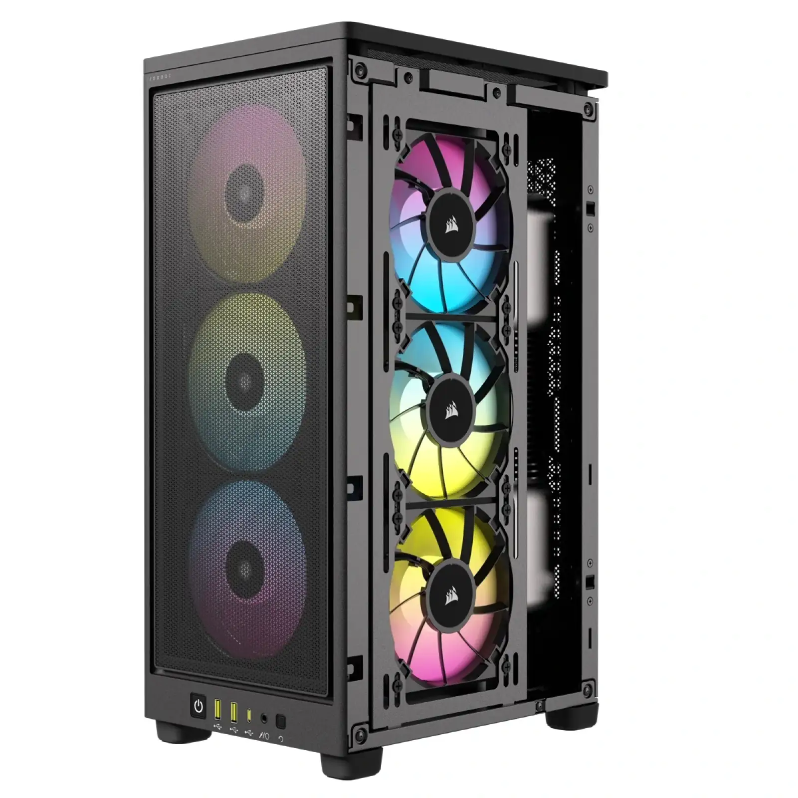 Корпус Corsair 2000D RGB Airflow Black (CC-9011246-WW) без БП UA