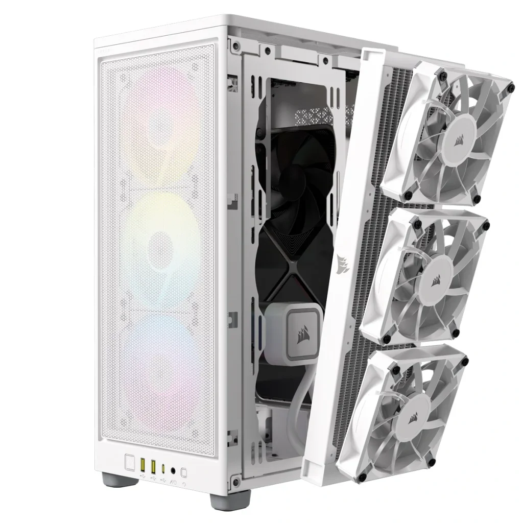 Корпус Corsair 2000D RGB Airflow White (CC-9011247-WW) без БЖ UA