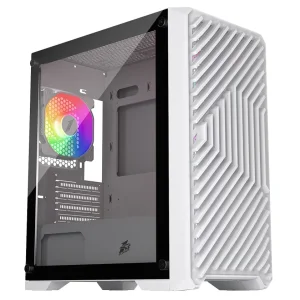 Корпус 1stPlayer T5-4F1-W-WH White без БЖ UA