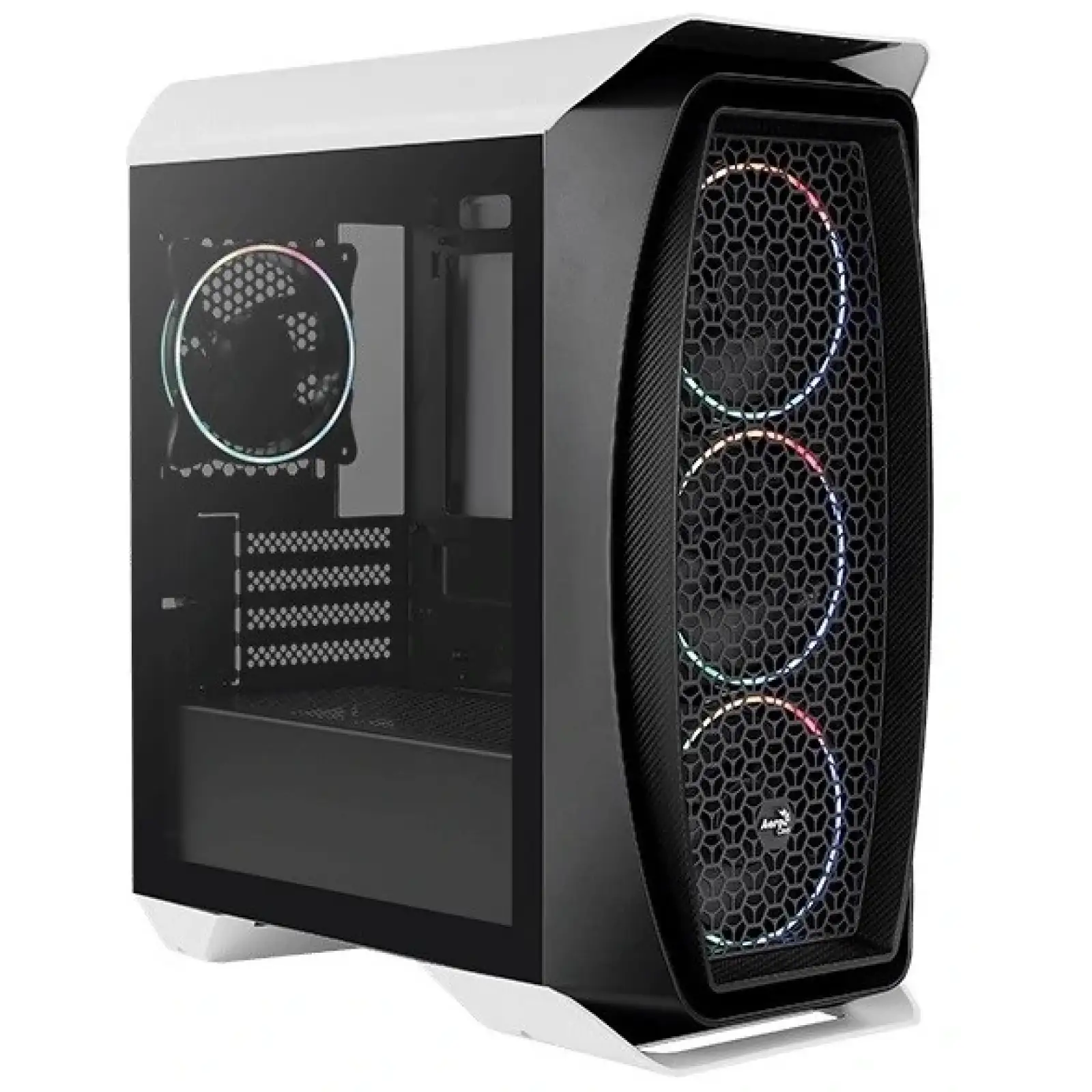 Корпус AeroCool Aero One Mini Eclipse-G-WT-v1 (ACCS-PB18143.21) Black/White без БЖ UA