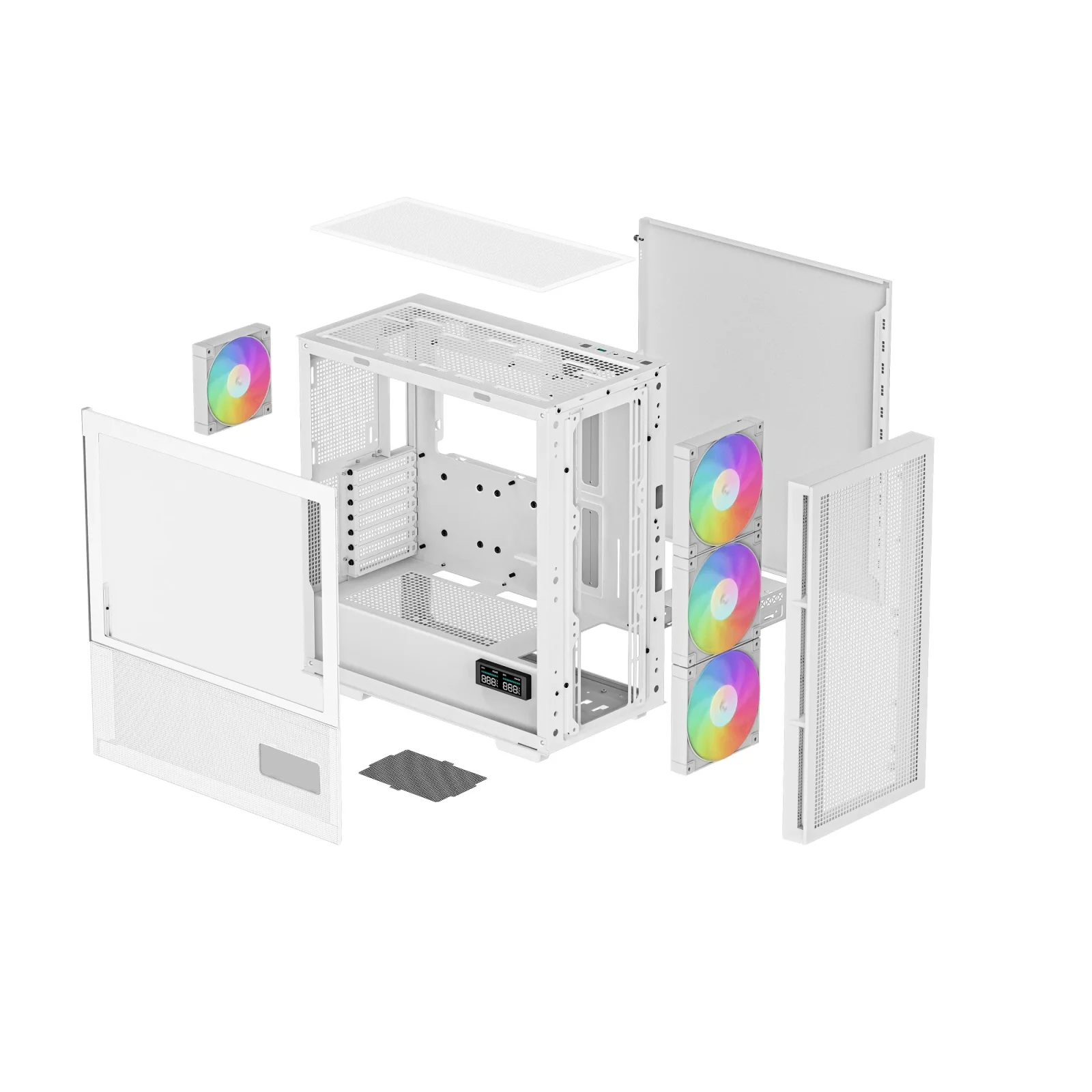 Корпус DeepCool CH560 Digital White (R-CH560-WHAPE4D-G-1) без БП UA