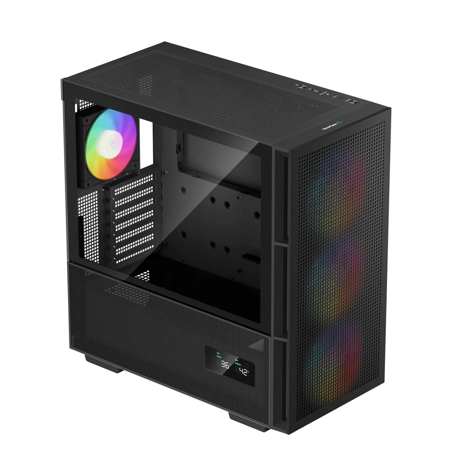 Корпус DeepCool CH560 Digital Black (R-CH560-BKAPE4D-G-1) без БП UA