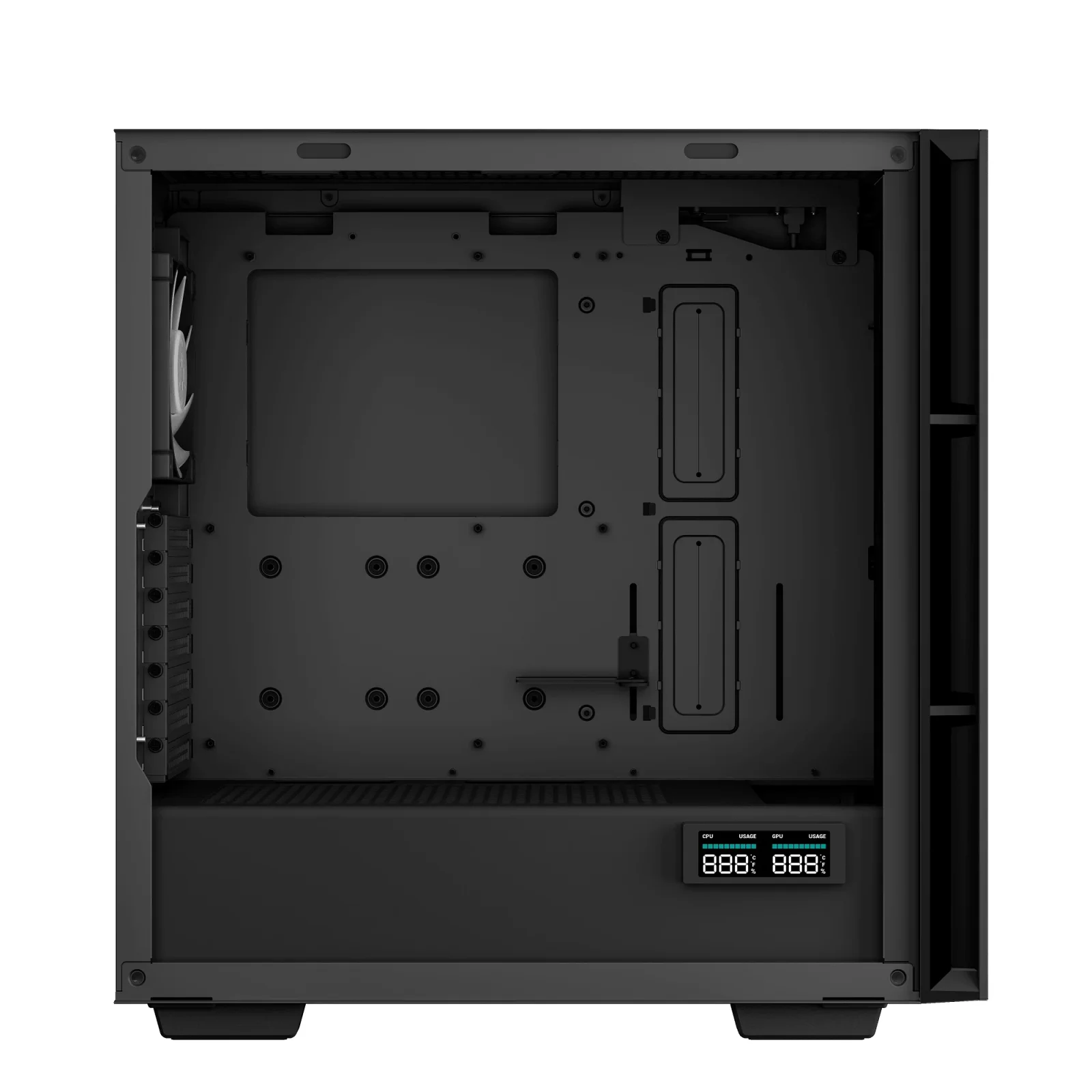 Корпус DeepCool CH560 Digital Black (R-CH560-BKAPE4D-G-1) без БП UA