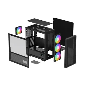 Корпус DeepCool CH560 Digital Black (R-CH560-BKAPE4D-G-1) без БП UA