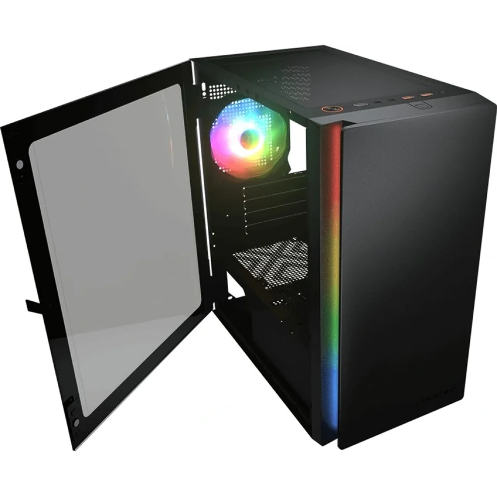 Корпус Cougar Purity RGB Black без БЖ, Purity RGB (Black) UA