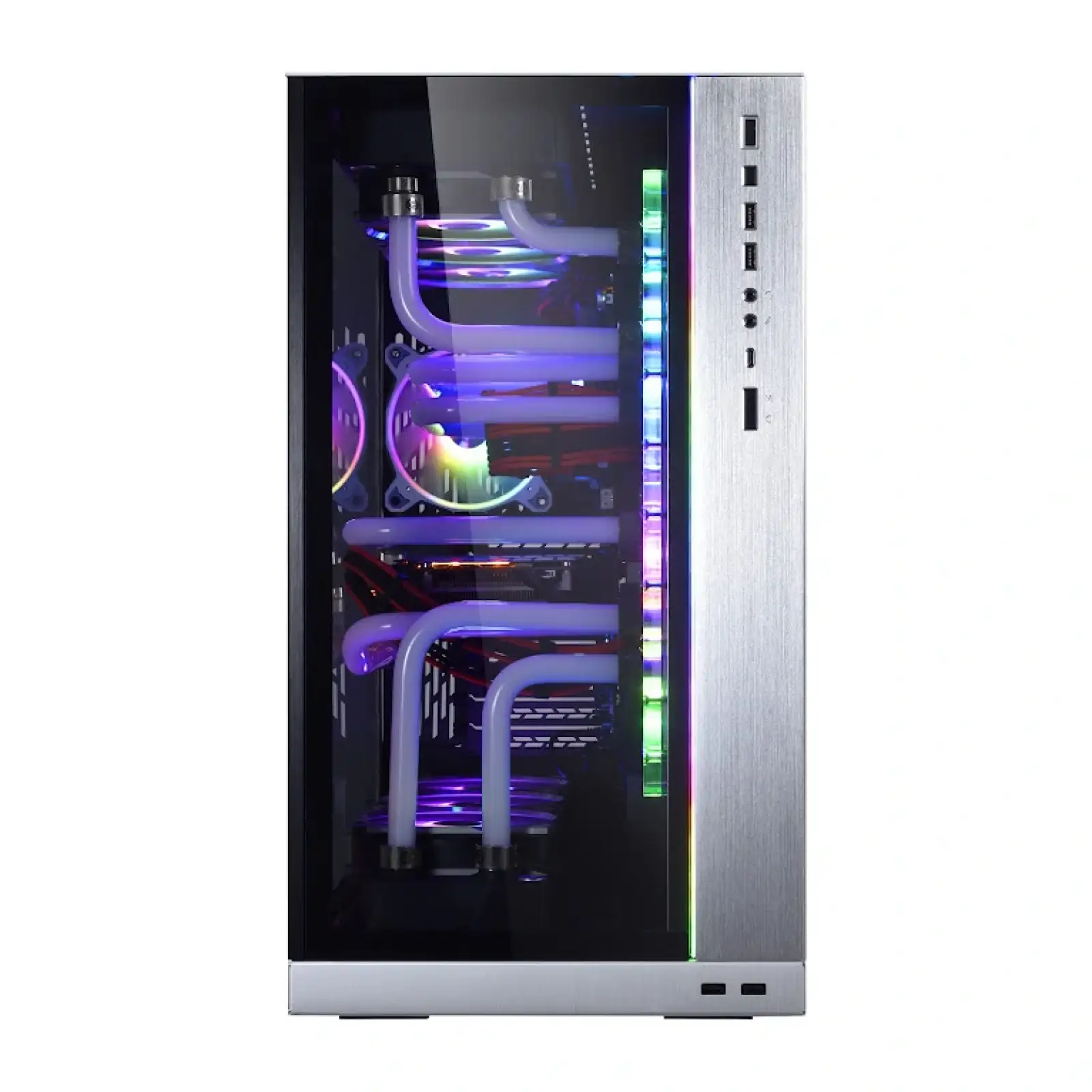 Корпус Lian Li O11 Dynamic XL (ROG) Silver (G99.O11DXL-A.00) без БЖ UA