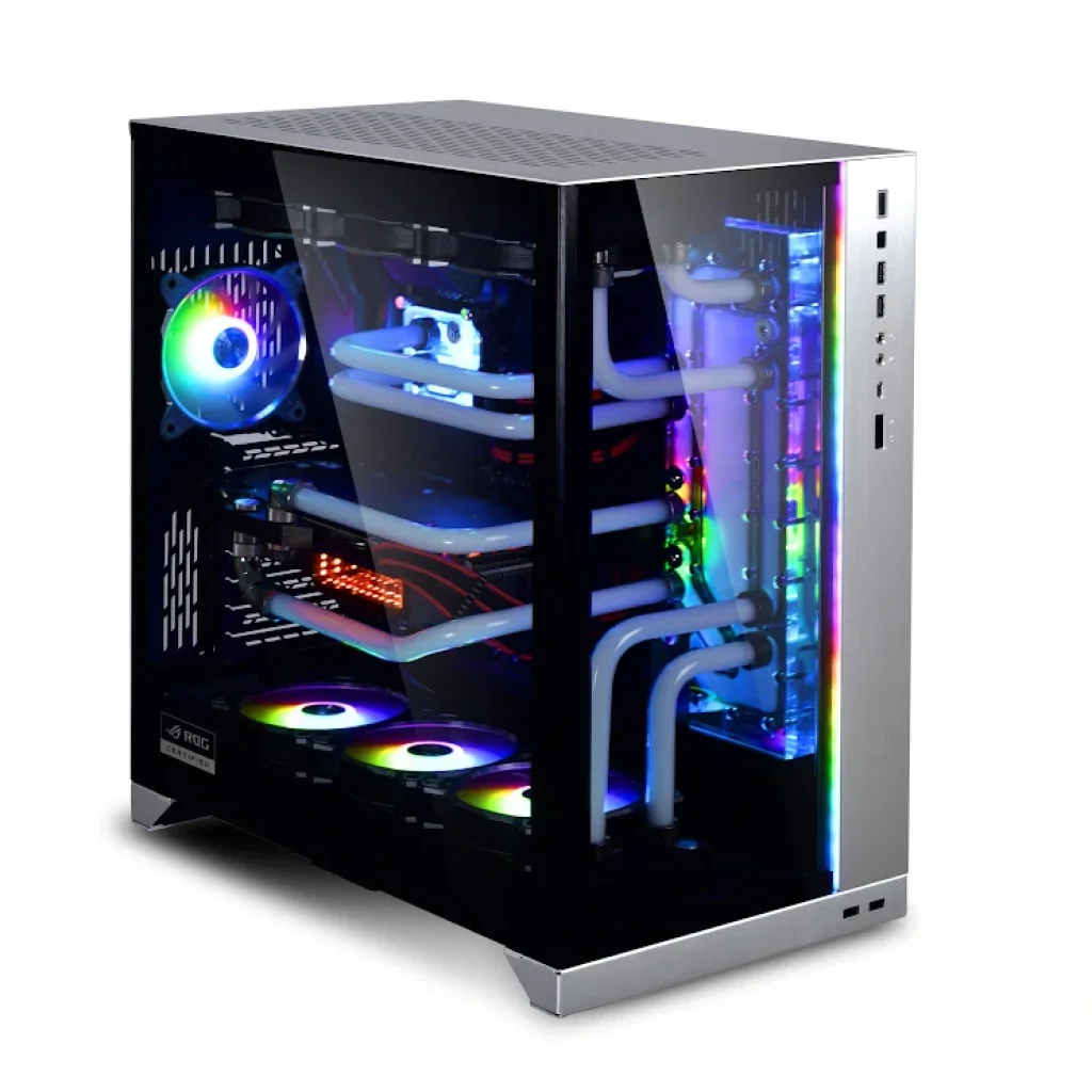 Корпус Lian Li O11 Dynamic XL (ROG) Silver (G99.O11DXL-A.00) без БП UA