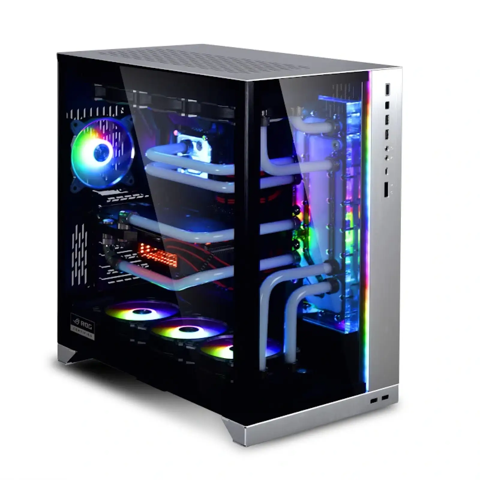Корпус Lian Li O11 Dynamic XL (ROG) Silver (G99.O11DXL-A.00) без БЖ UA