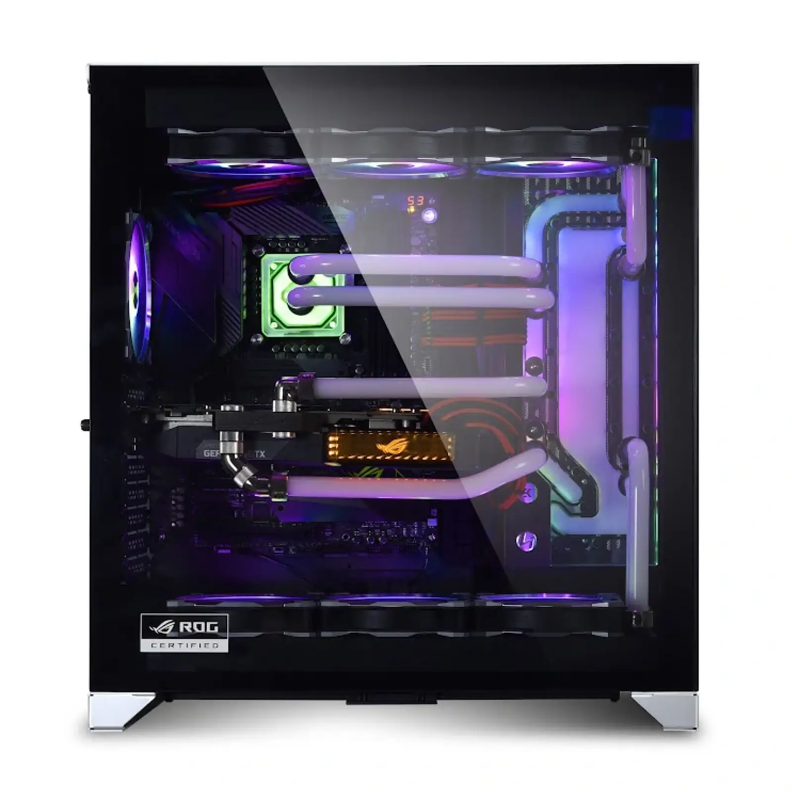 Корпус Lian Li O11 Dynamic XL (ROG) Silver (G99.O11DXL-A.00) без БЖ UA