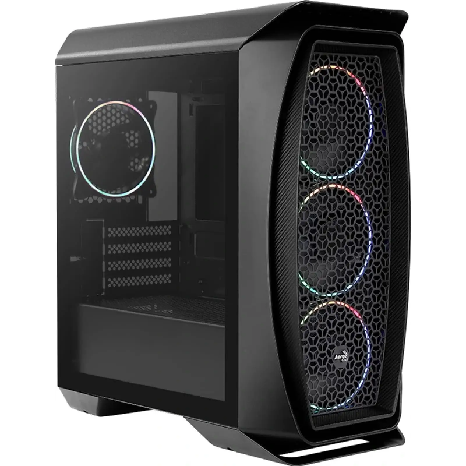 Корпус AeroCool Aero One Mini Eclipse-G-BK-v1 (ACCS-PB18143.11) Black без БЖ UA