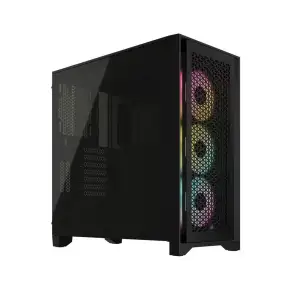 Корпус Corsair iCUE 4000D RGB AirFlow Tempered Glass Black (CC-9011240-WW) без БЖ UA
