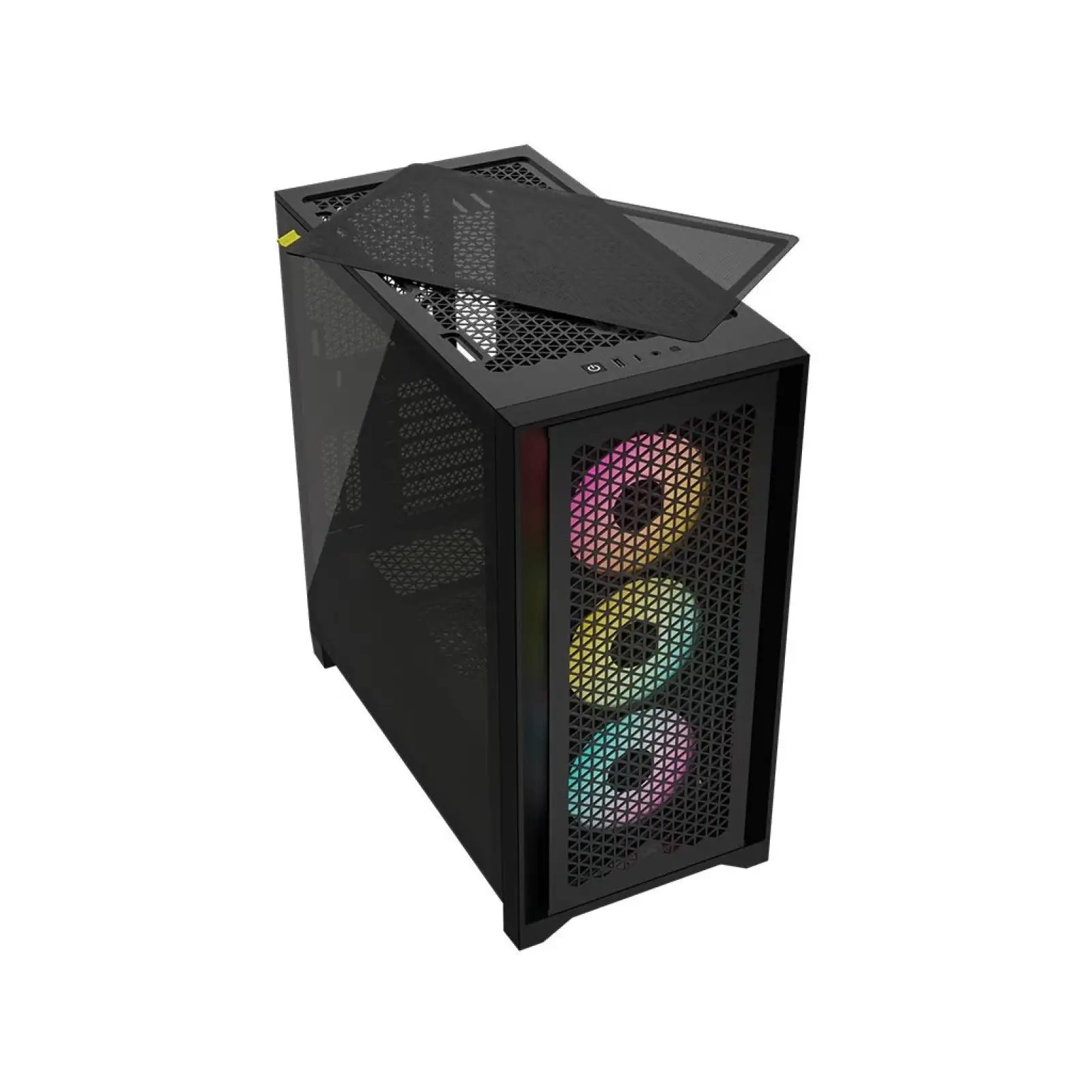 Корпус Corsair iCUE 4000D RGB AirFlow Tempered Glass Black (CC-9011240-WW) без БЖ UA