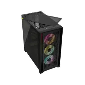 Корпус Corsair iCUE 4000D RGB AirFlow Tempered Glass Black (CC-9011240-WW) без БЖ UA