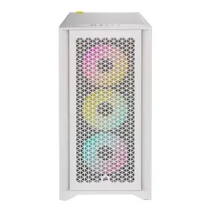Корпус Corsair iCUE 4000D RGB AirFlow Tempered Glass White (CC-9011241-WW) без БП UA