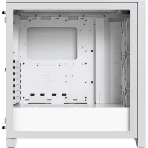Корпус Corsair iCUE 4000D RGB AirFlow Tempered Glass White (CC-9011241-WW) без БП UA