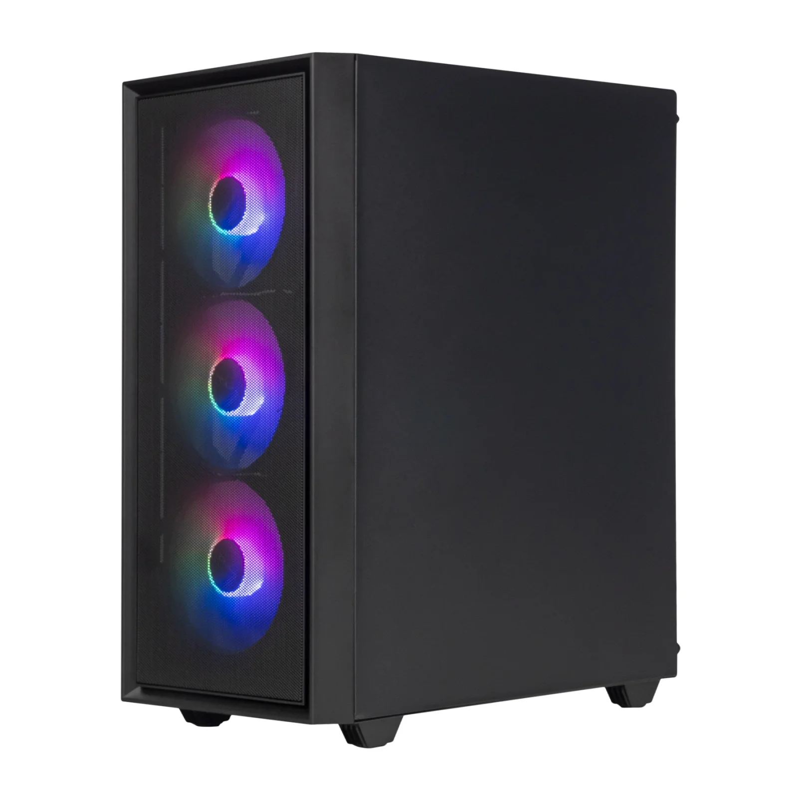 Корпус Prologix E107 Tempered Glass 1xUSB2.0, 2xUSB3.0, Black без БЖ UA