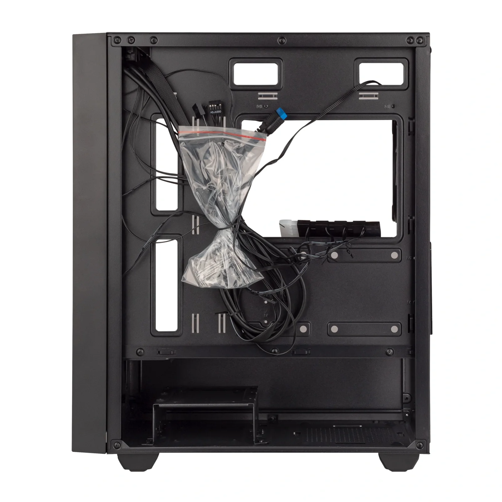Корпус Prologix E107 Tempered Glass 1xUSB2.0, 2xUSB3.0, Black без БЖ UA