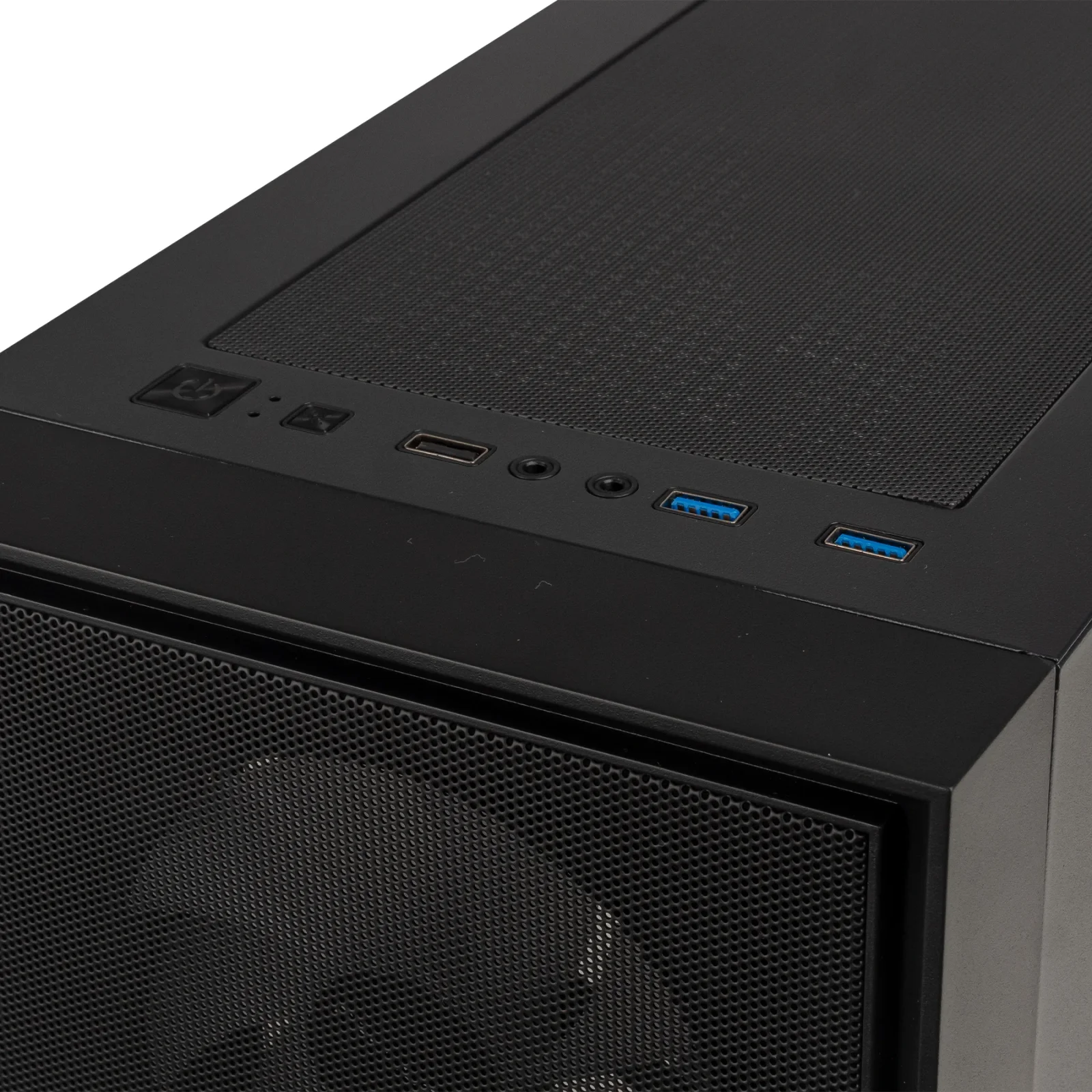 Корпус Prologix E107 Tempered Glass 1xUSB2.0, 2xUSB3.0, Black без БЖ UA