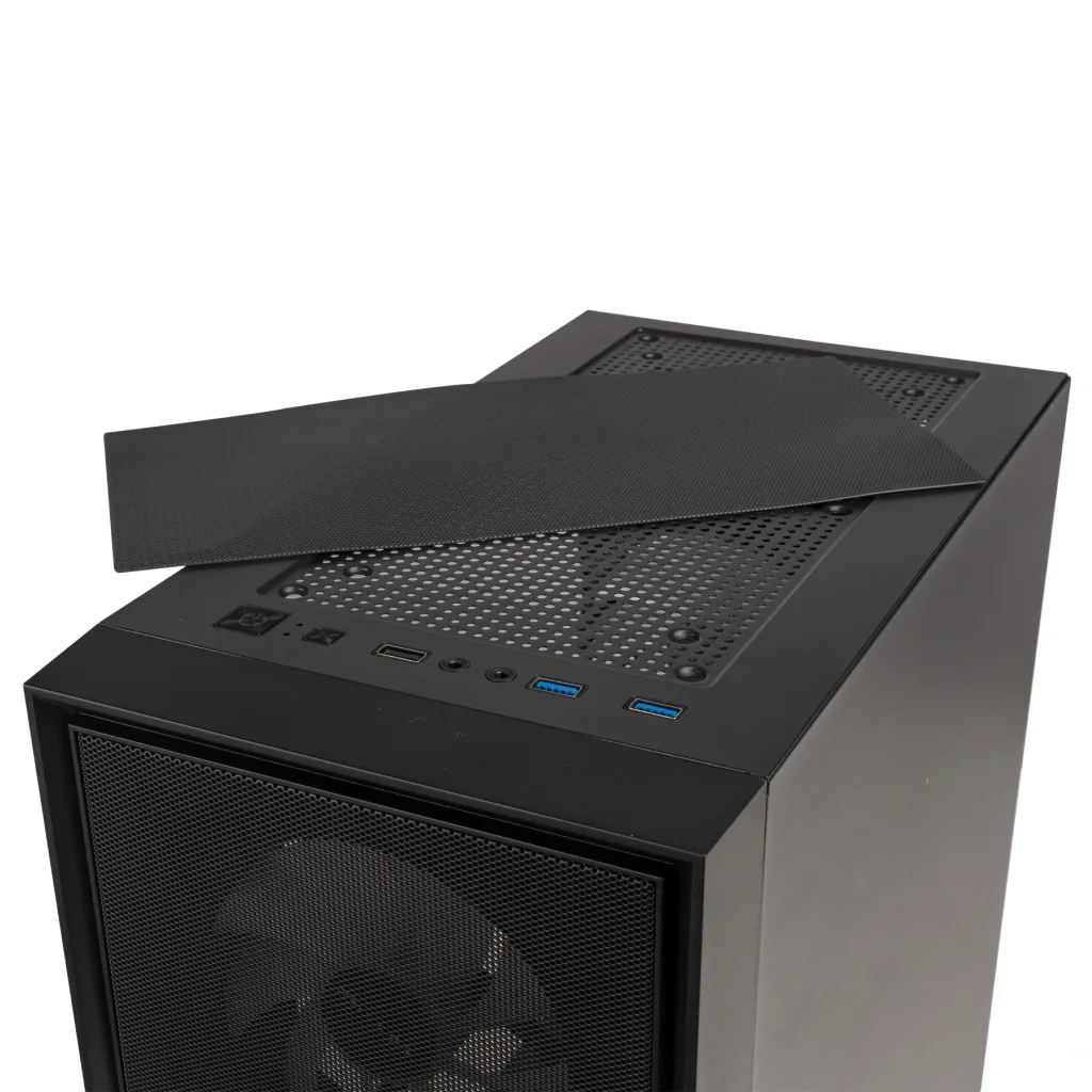 Корпус Prologix E107 Tempered Glass 1xUSB2.0, 2xUSB3.0, Black без БЖ UA