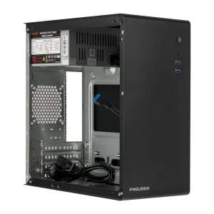 Корпус Prologix E105 400W 12см, 2xUSB3.0, Black UA