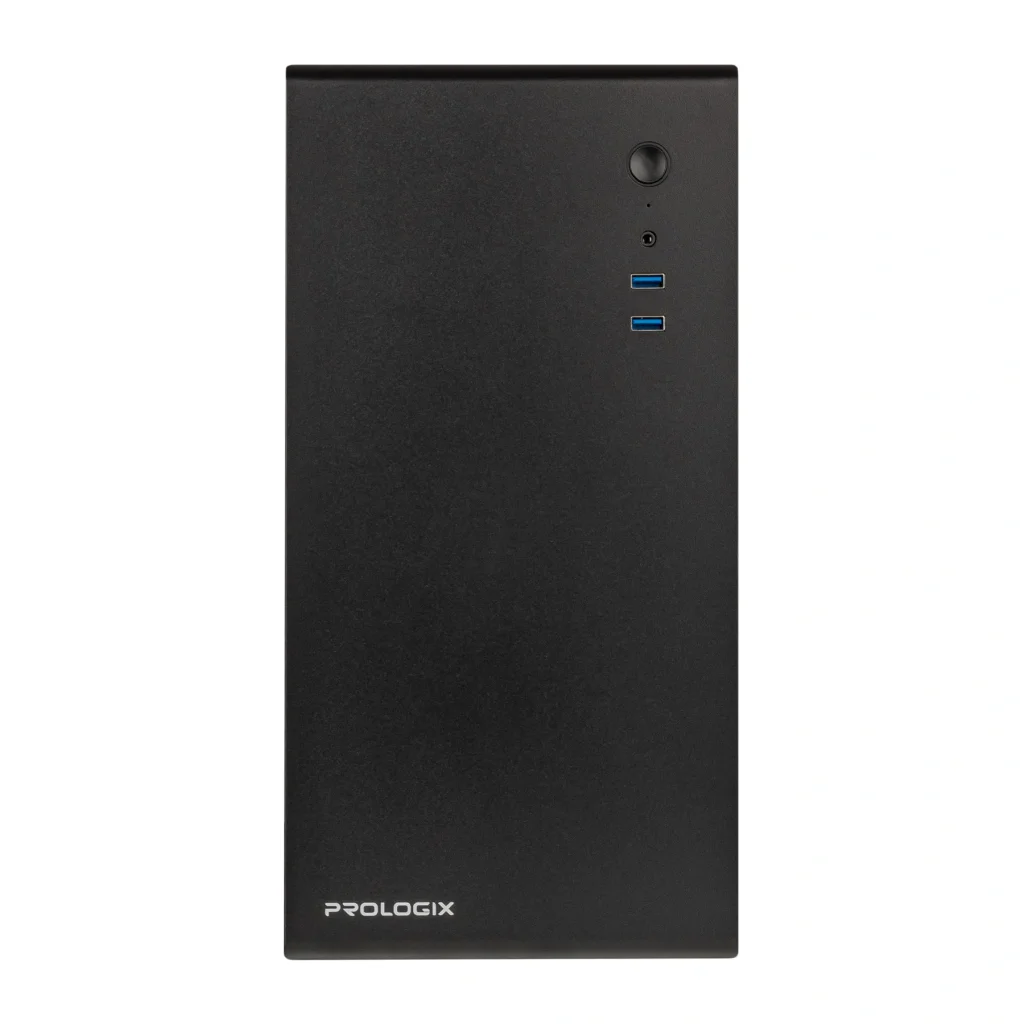 Корпус Prologix E105 400W 12см, 2xUSB3.0, Black UA
