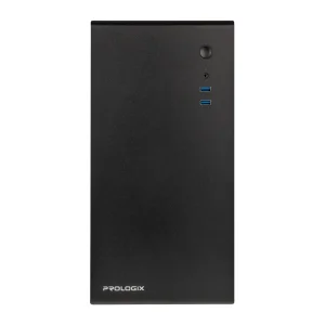 Корпус Prologix E105 400W 12см, 2xUSB3.0, Black UA