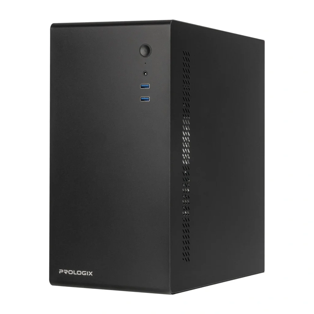 Корпус Prologix E105 400W 12см, 2xUSB3.0, Black UA